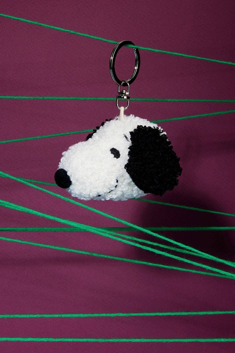 Snoopy ECO Tiny Teddy Keychain Cream van BON TON TOYS | Kids Conceptstore Le Fanfare