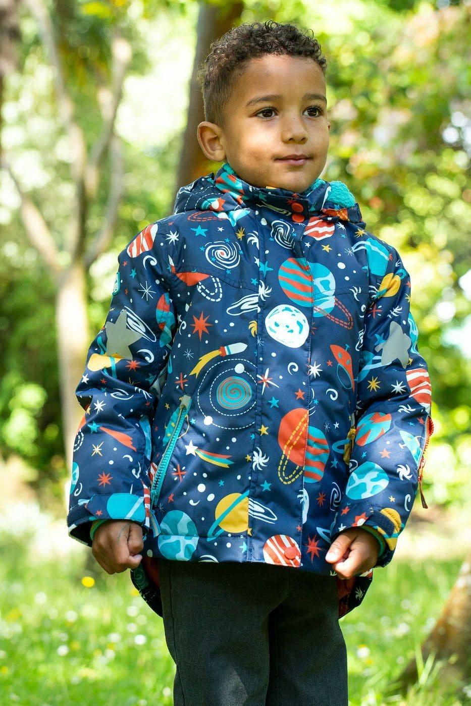 Snow and Ski Coat Out of this World van Frugi | Kids Conceptstore Le Fanfare