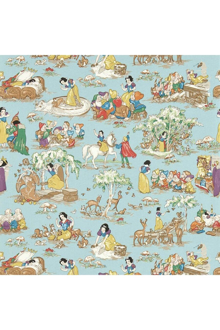 Snow White - Puddle Blue van Disney Home x Sanderson | Kids Conceptstore Le Fanfare