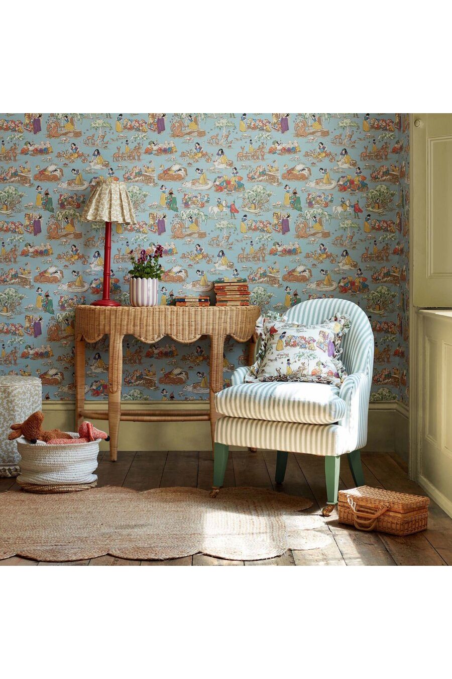 Snow White - Puddle Blue van Disney Home x Sanderson | Kids Conceptstore Le Fanfare