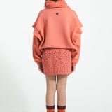 Socks - Bordeaux with orange stripes van Piupiuchick | Kids Conceptstore Le Fanfare