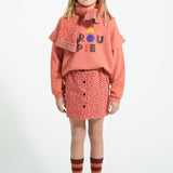 Socks - Bordeaux with orange stripes van Piupiuchick | Kids Conceptstore Le Fanfare