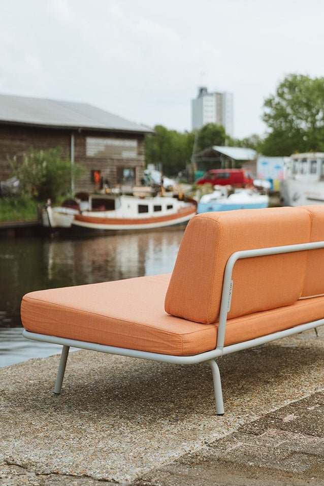 Sofabed Frame Grey - Cushions Faded Orange van Weltevree | Kids Conceptstore Le Fanfare