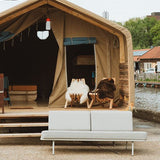 Sofabed Frame Grey - Cushions Light Grey van Weltevree | Kids Conceptstore Le Fanfare