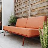 Sofabed Frame Red - Cushions Faded Orange van Weltevree | Kids Conceptstore Le Fanfare