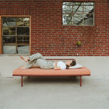 Sofabed Frame Red - Cushions Faded Orange van Weltevree | Kids Conceptstore Le Fanfare