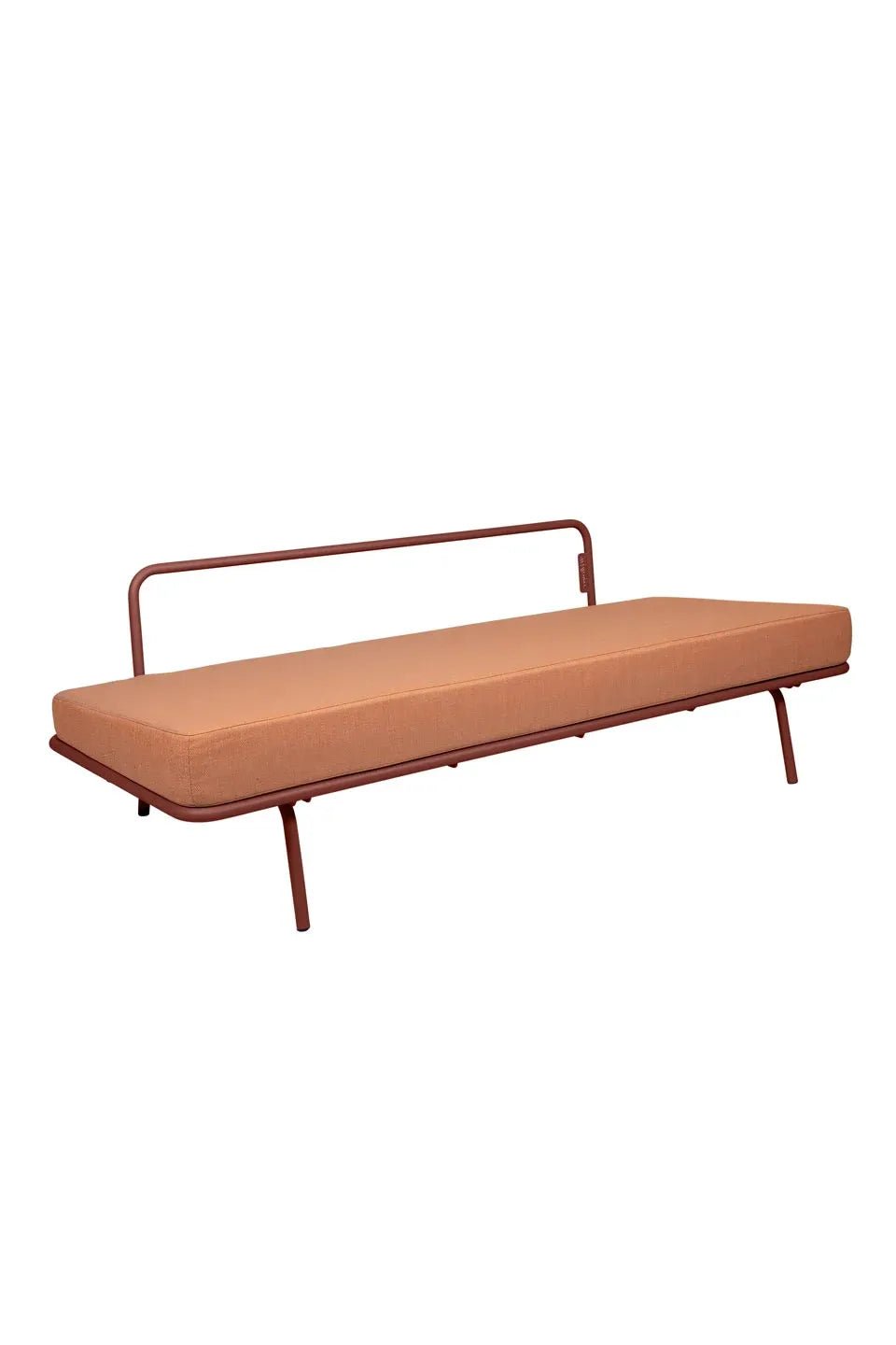 Sofabed Frame Red - Cushions Faded Orange van Weltevree | Kids Conceptstore Le Fanfare