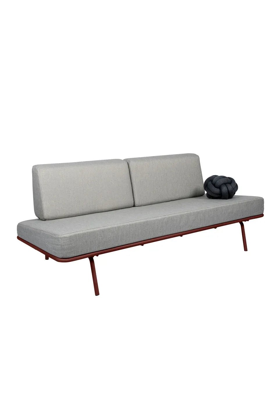 Sofabed Frame Red - Cushions Light Grey van Weltevree | Kids Conceptstore Le Fanfare