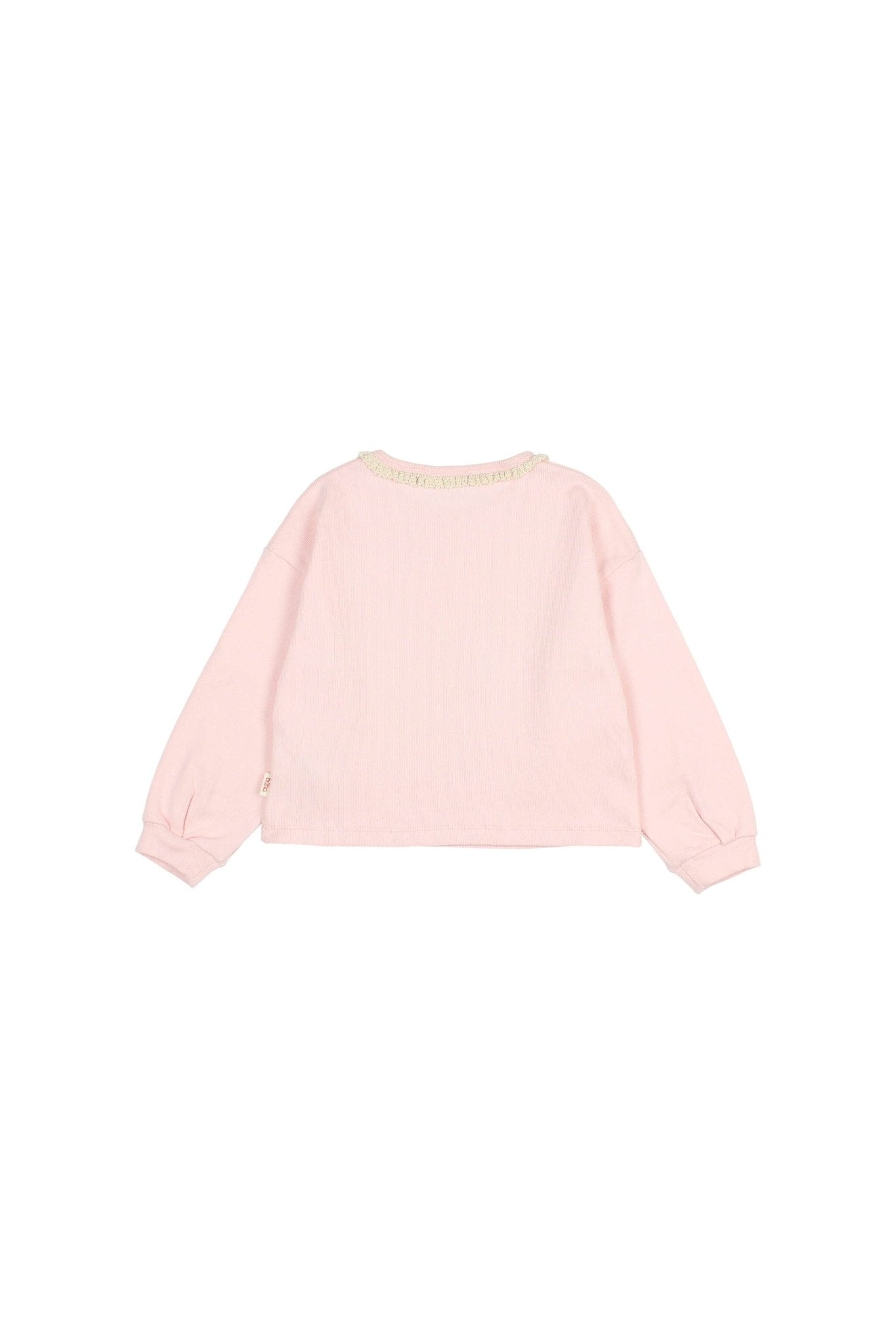 Soft rib girly t-shirt - Rose van Búho | Kids Conceptstore Le Fanfare