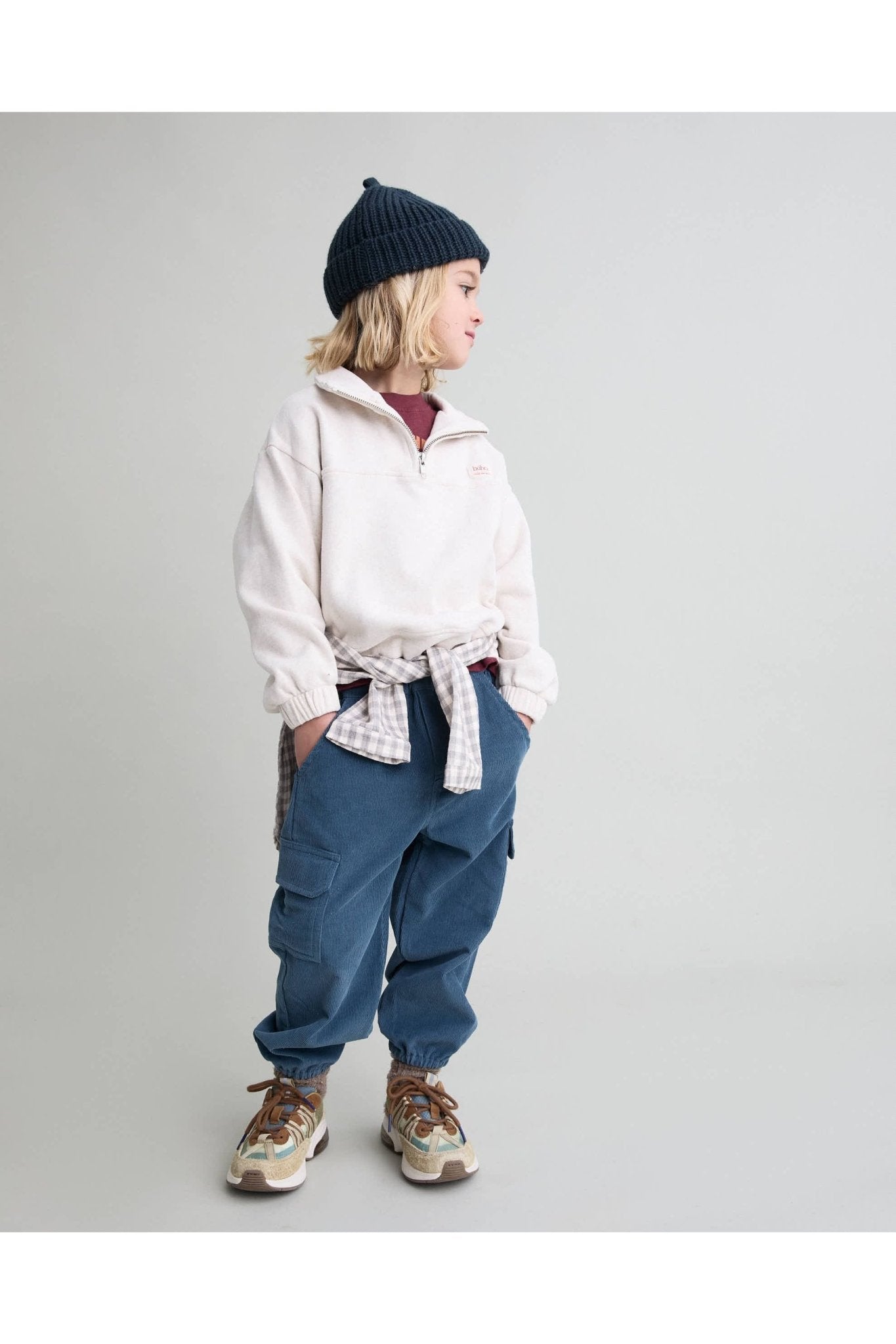 Soft velour cargo pants - Harbour van Búho | Kids Conceptstore Le Fanfare