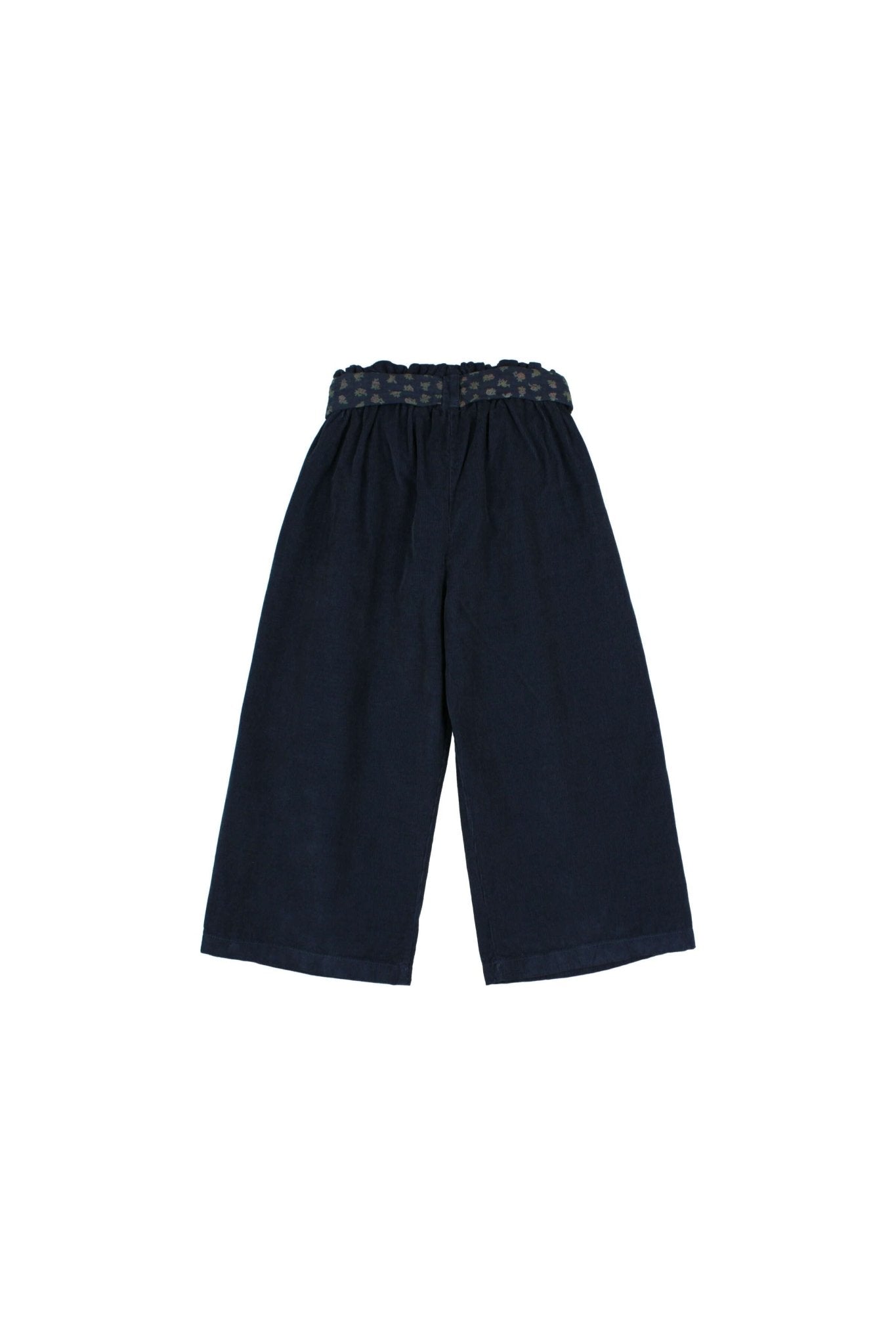 Soft velour girly pants - Navy van Búho | Kids Conceptstore Le Fanfare