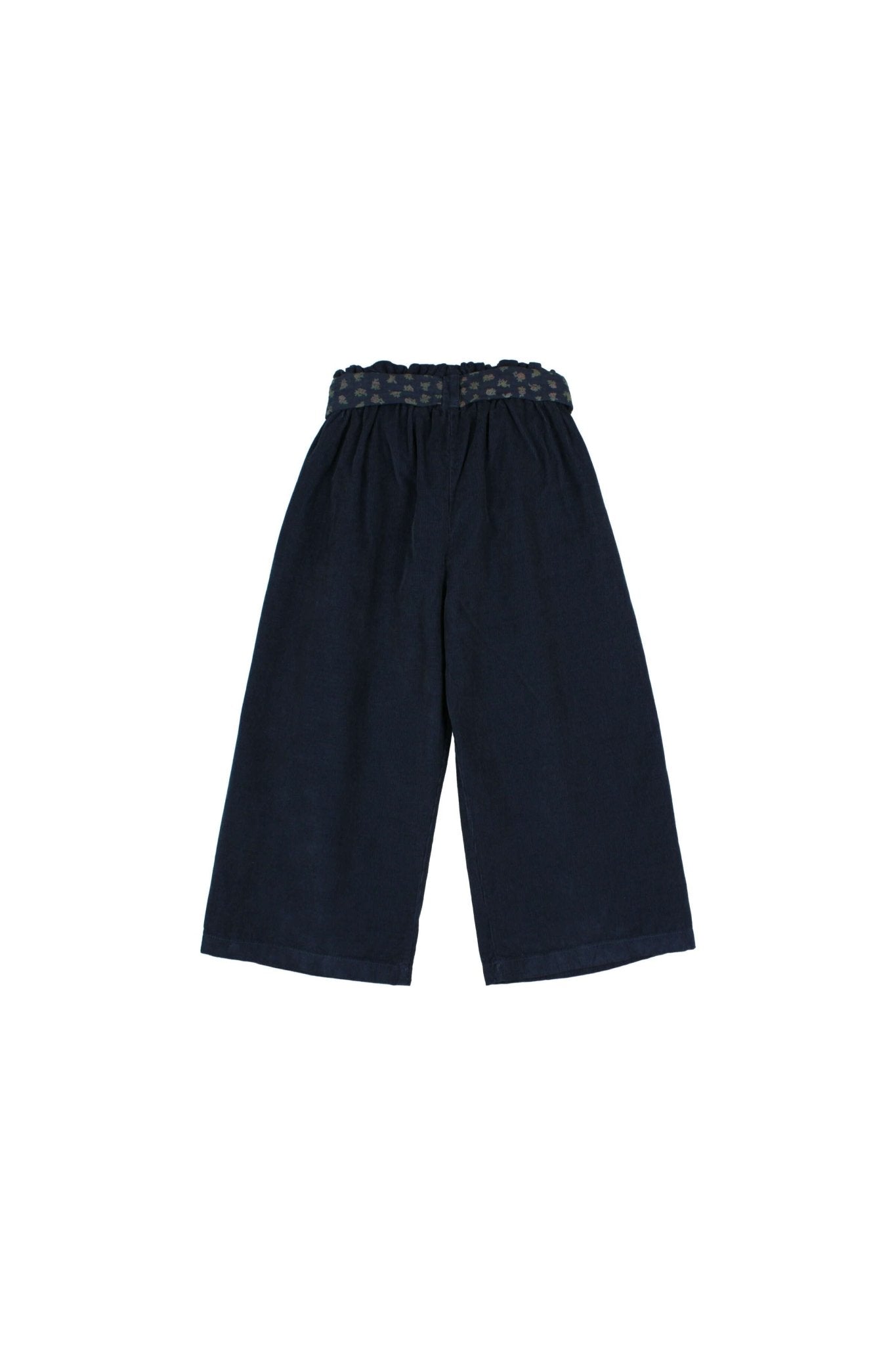 Soft velour girly pants - Navy van Búho | Kids Conceptstore Le Fanfare