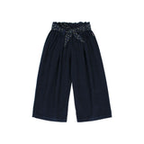 Soft velour girly pants - Navy van Búho | Kids Conceptstore Le Fanfare