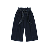 Soft velour girly pants - Navy van Búho | Kids Conceptstore Le Fanfare