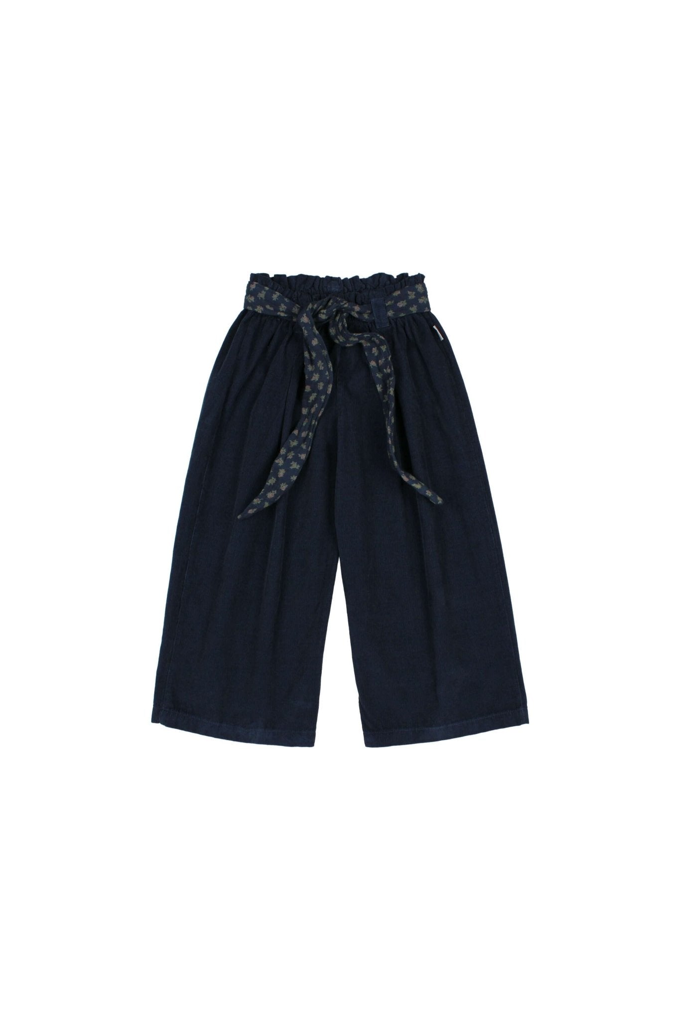 Soft velour girly pants - Navy van Búho | Kids Conceptstore Le Fanfare