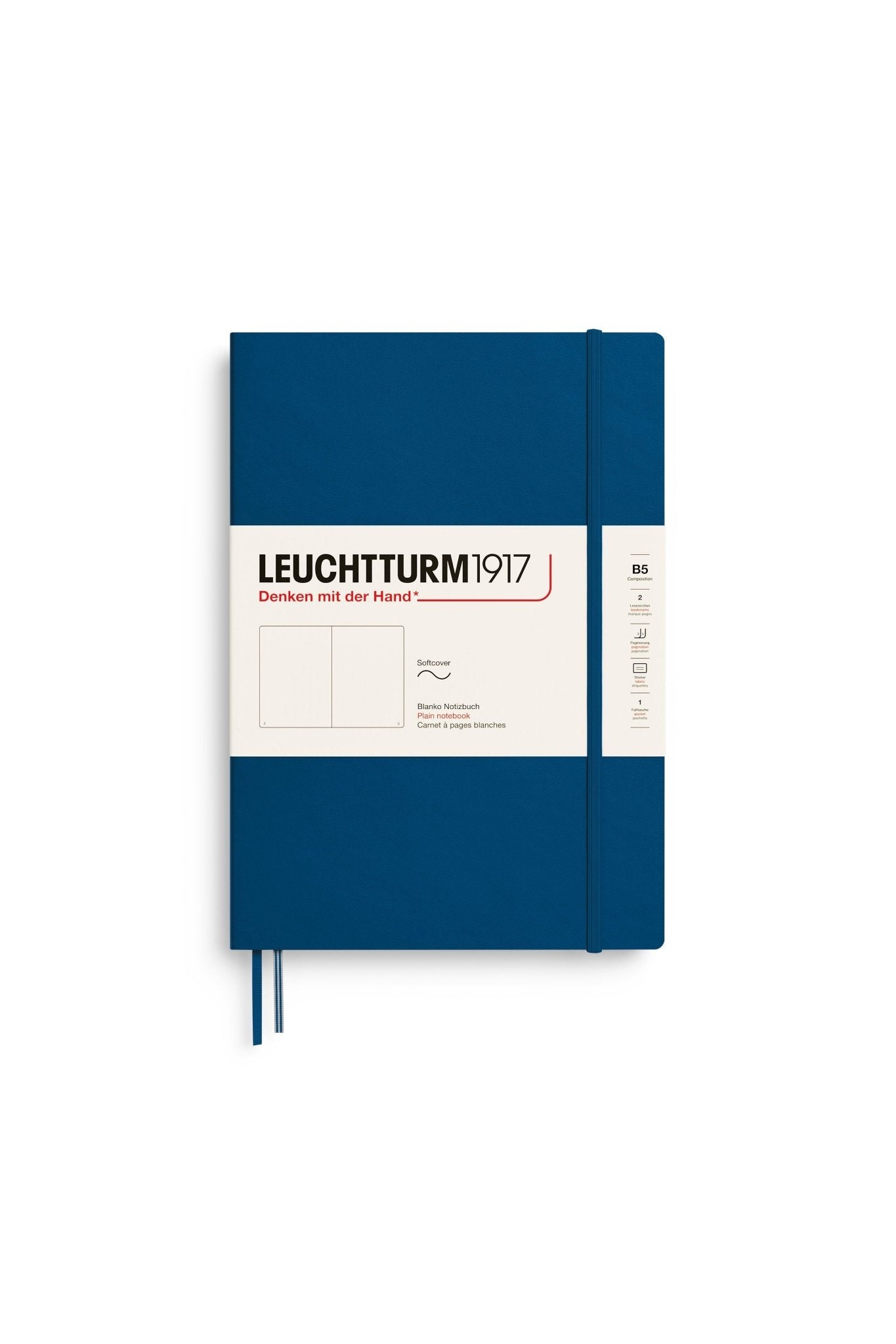 Softcover Composition indigo, plain van LEUCHTTURM1917 | Kids Conceptstore Le Fanfare