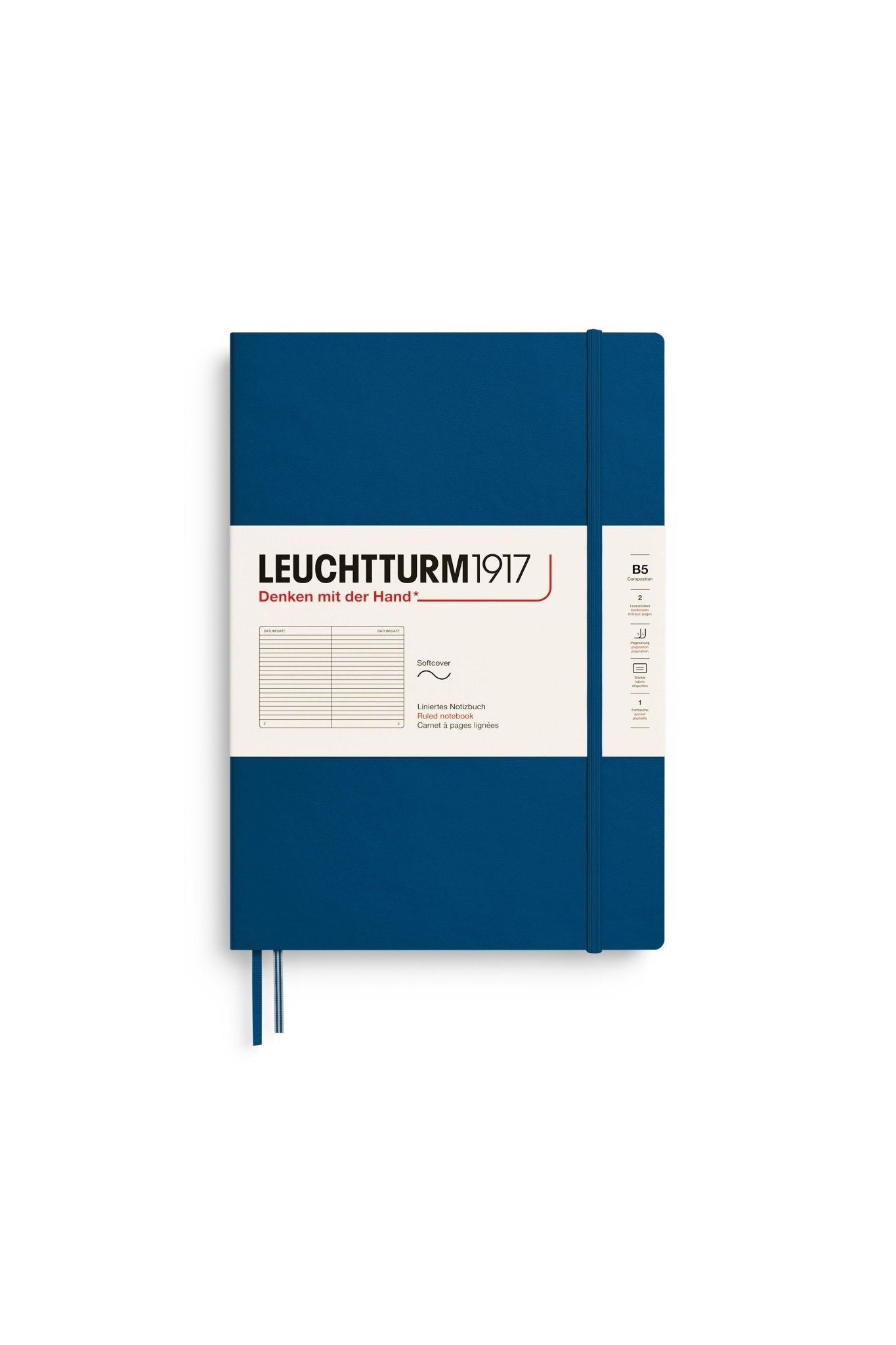 Softcover Composition indigo, ruled van LEUCHTTURM1917 | Kids Conceptstore Le Fanfare