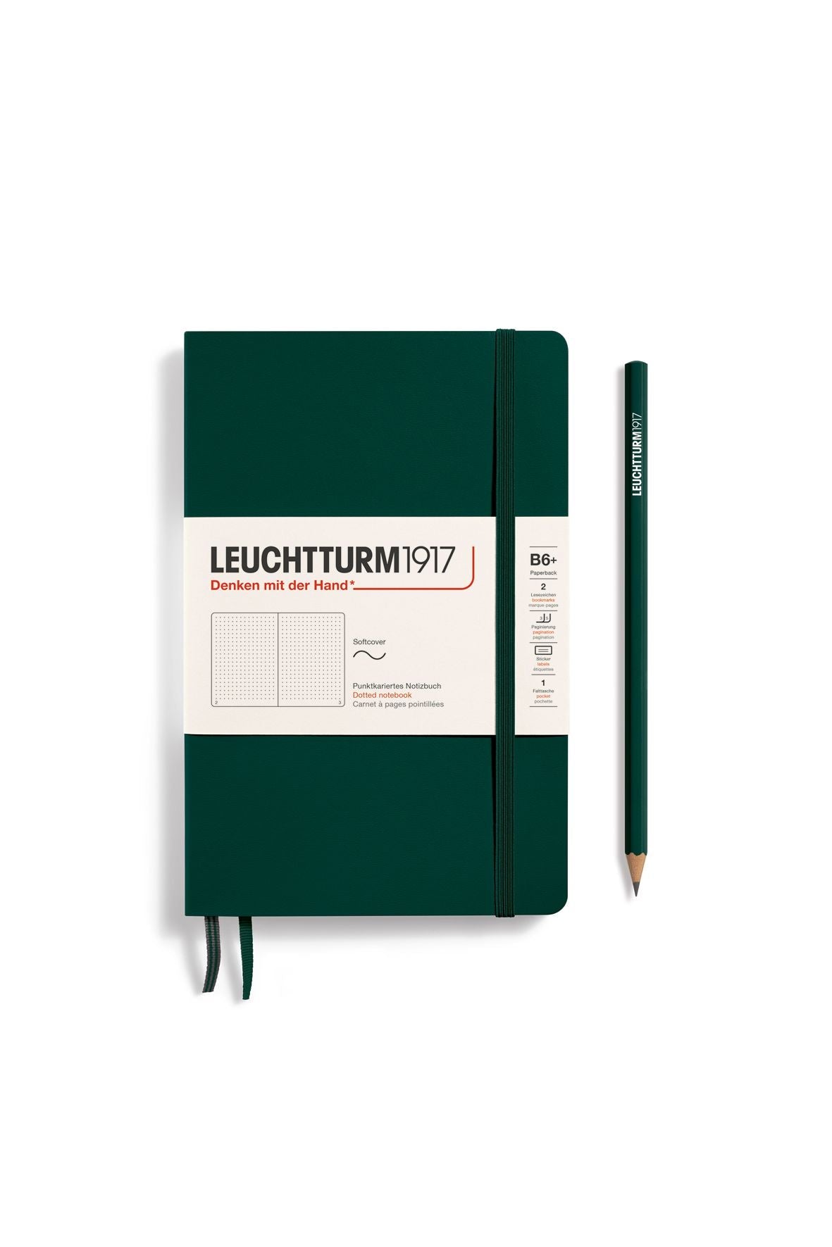Softcover Paperback forest green, dotted van LEUCHTTURM1917 | Kids Conceptstore Le Fanfare