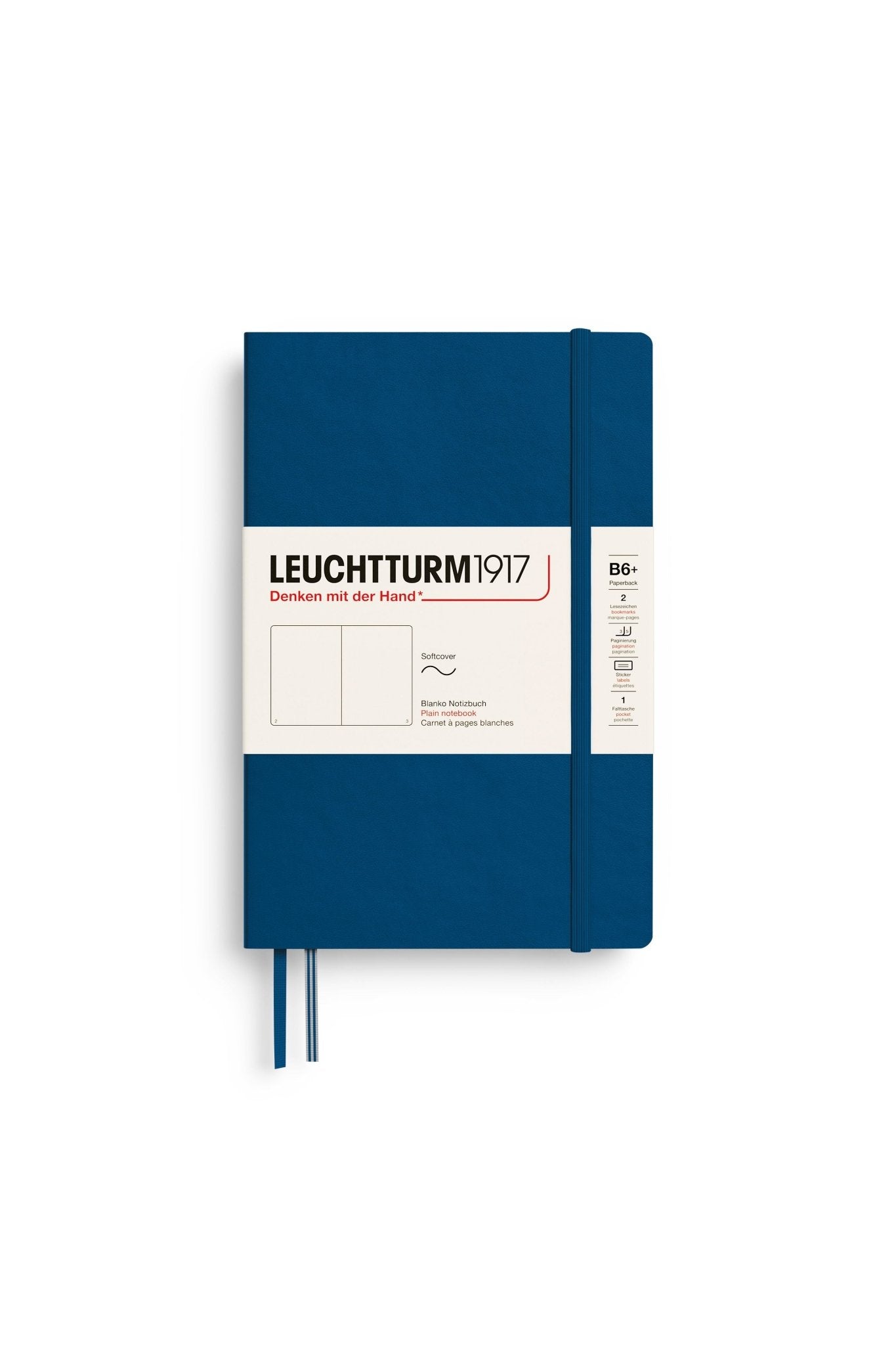 Softcover Paperback indigo, plain van LEUCHTTURM1917 | Kids Conceptstore Le Fanfare