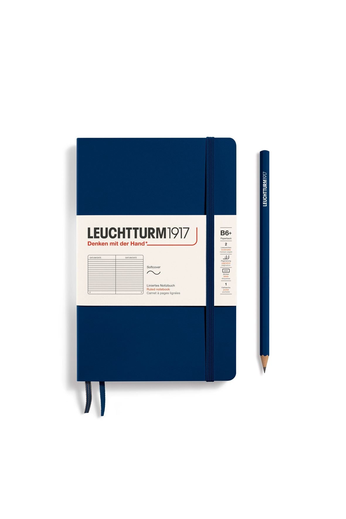 Softcover Paperback navy, ruled van LEUCHTTURM1917 | Kids Conceptstore Le Fanfare