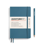 Softcover Paperback stone blue, ruled van LEUCHTTURM1917 | Kids Conceptstore Le Fanfare