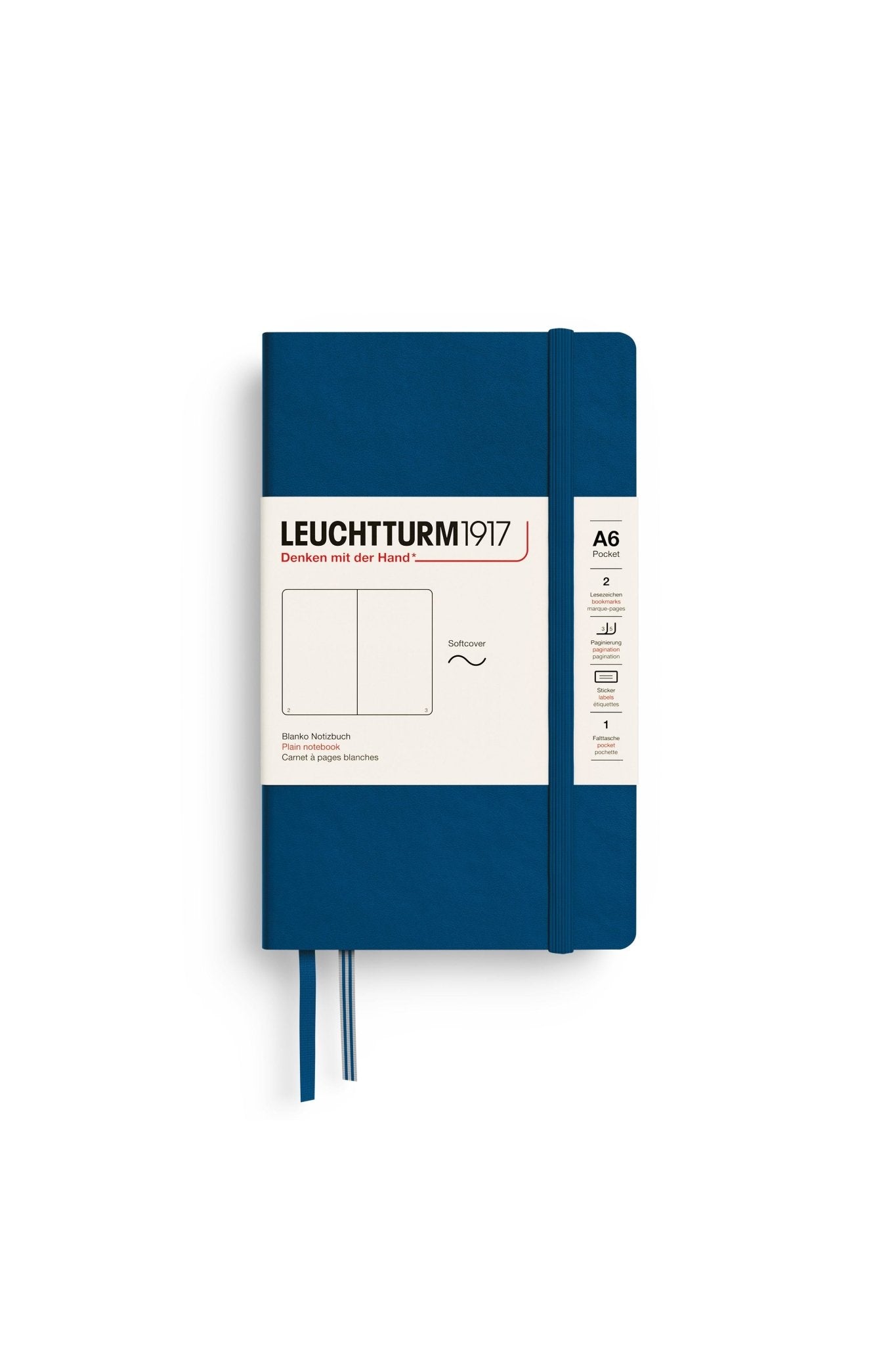 Softcover Pocket indigo, plain van LEUCHTTURM1917 | Kids Conceptstore Le Fanfare