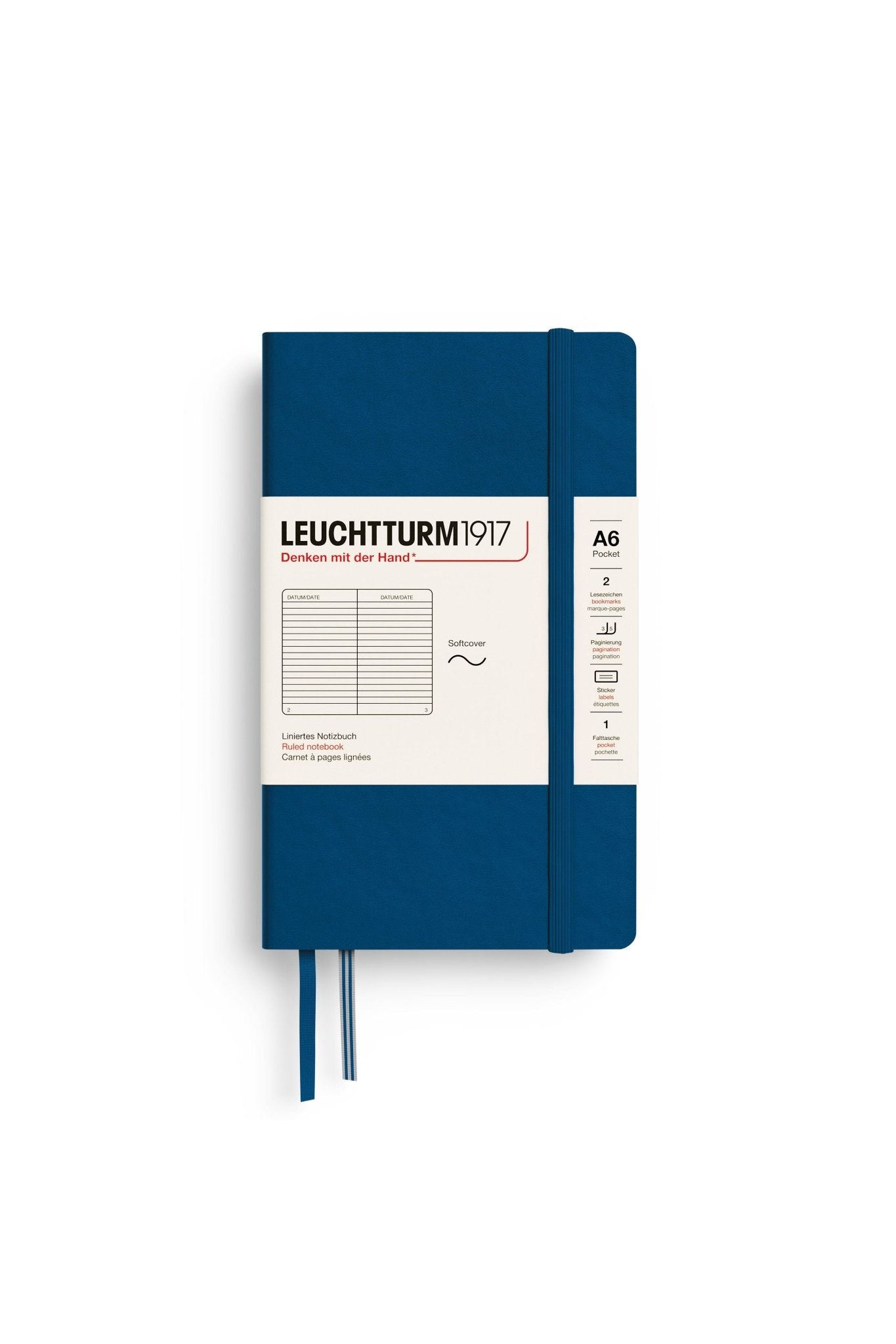 Softcover Pocket indigo, ruled van LEUCHTTURM1917 | Kids Conceptstore Le Fanfare