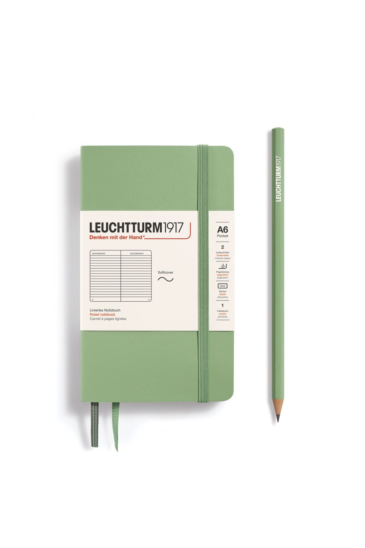 Softcover Pocket sage, ruled van LEUCHTTURM1917 | Kids Conceptstore Le Fanfare