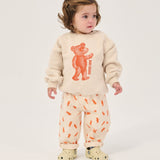 Softpaw Monster all over denim pants - Light Pink van Bobo Choses | Kids Conceptstore Le Fanfare