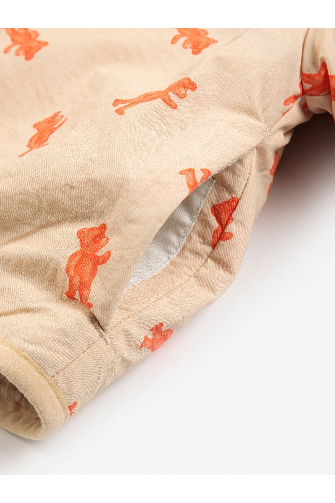 Softpaw Monster sheepskin reversible jacket - Light Pink van Bobo Choses | Kids Conceptstore Le Fanfare