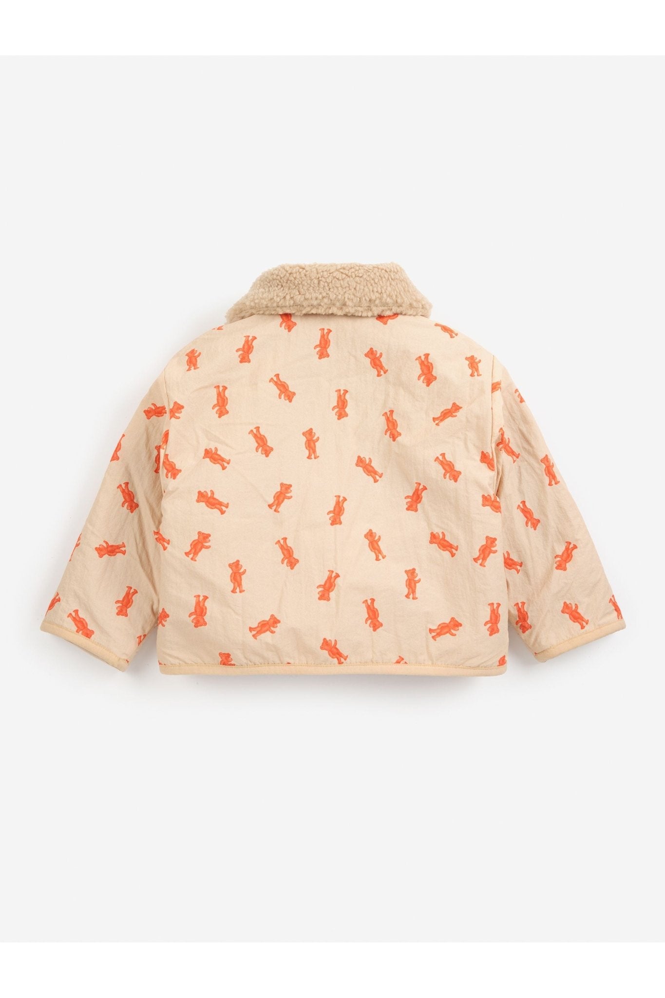 Softpaw Monster sheepskin reversible jacket - Light Pink van Bobo Choses | Kids Conceptstore Le Fanfare