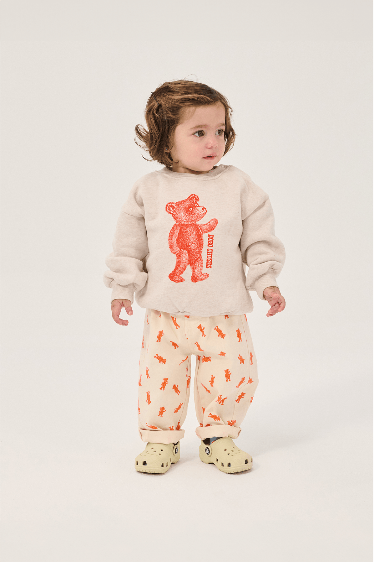 Softpaw Monster sweatshirt - Offwhite van Bobo Choses | Kids Conceptstore Le Fanfare