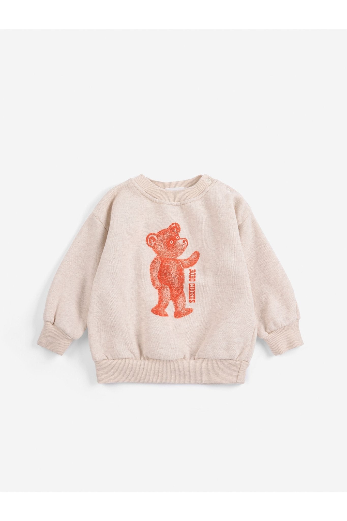 Softpaw Monster sweatshirt - Offwhite van Bobo Choses | Kids Conceptstore Le Fanfare