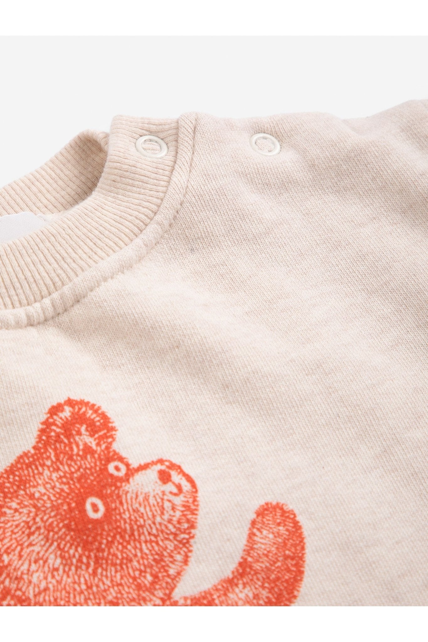 Softpaw Monster sweatshirt - Offwhite van Bobo Choses | Kids Conceptstore Le Fanfare