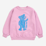 Softpaw Monster sweatshirt - Pink van Bobo Choses | Kids Conceptstore Le Fanfare
