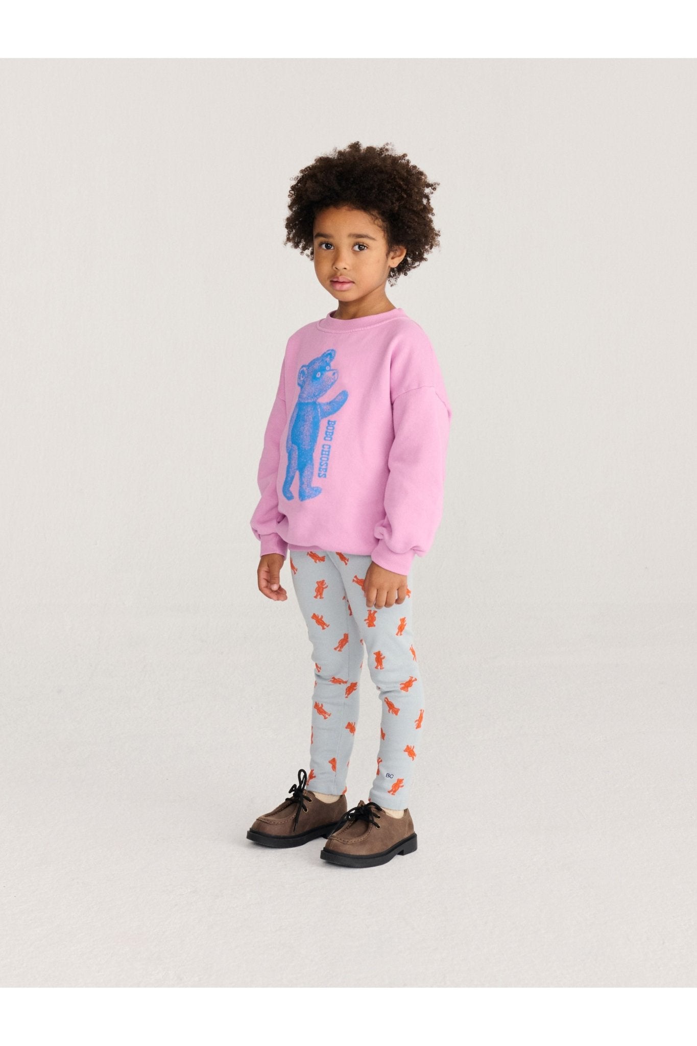 Softpaw Monster sweatshirt - Pink van Bobo Choses | Kids Conceptstore Le Fanfare