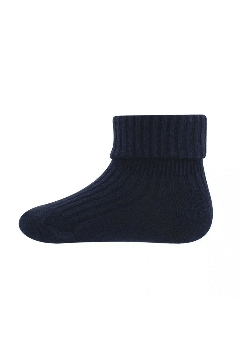 Sokken rib/omslag - marine van Ewers | Kids Conceptstore Le Fanfare