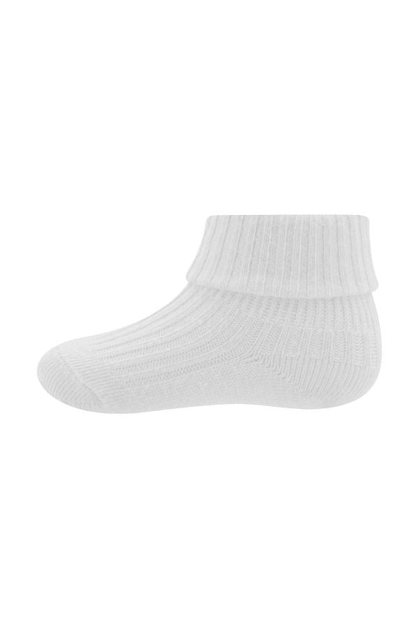 Sokken rib/omslag - weiss van Ewers | Kids Conceptstore Le Fanfare