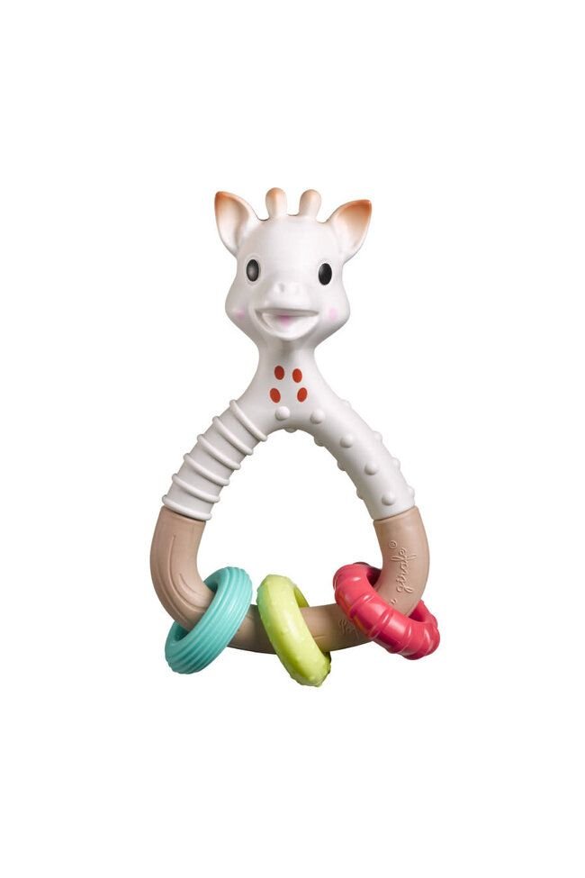 Sophie de giraf So'Pure Rammelaar Natur'rings van Sophie de giraf | Kids Conceptstore Le Fanfare