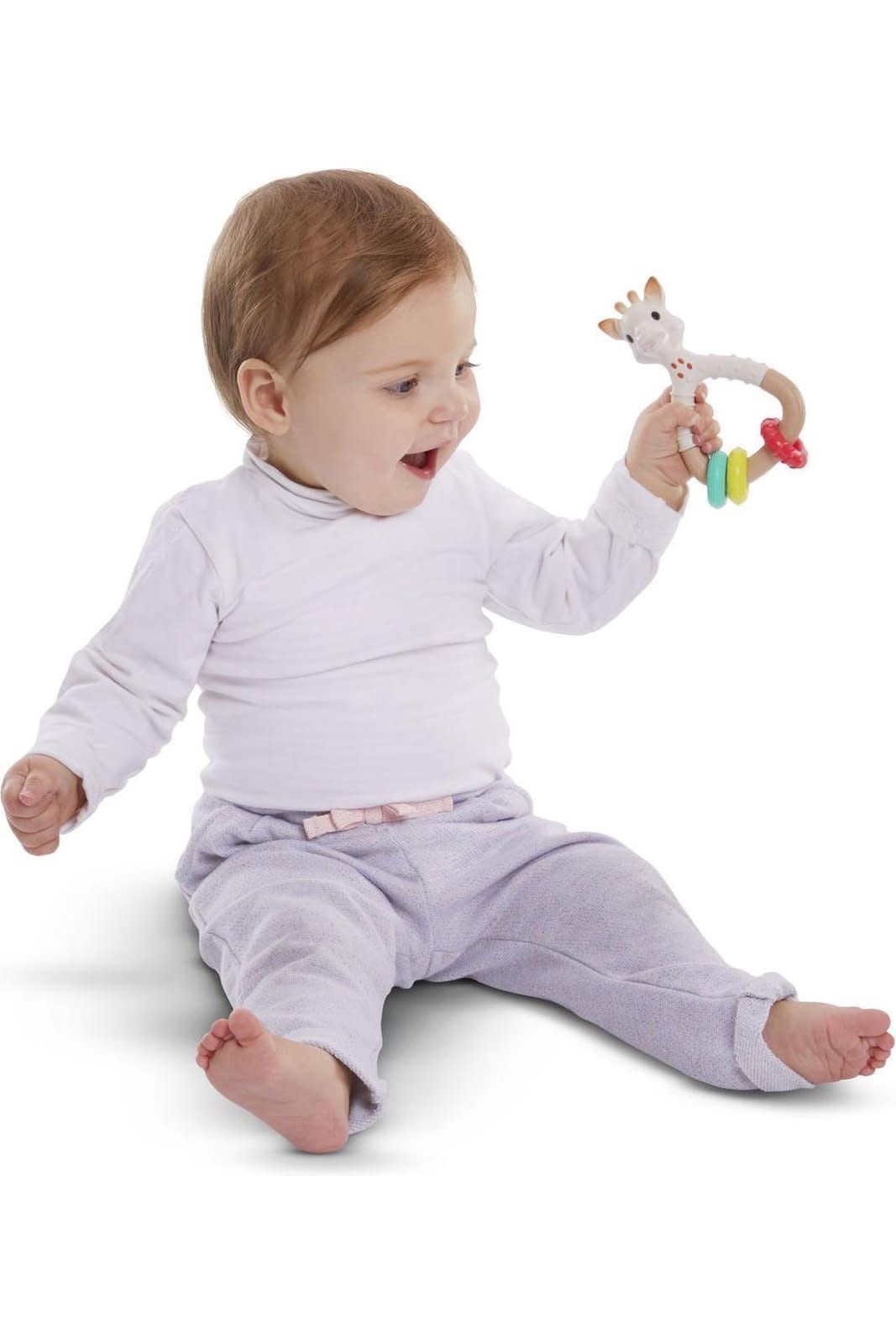 Sophie de giraf So'Pure Rammelaar Natur'rings van Sophie de giraf | Kids Conceptstore Le Fanfare