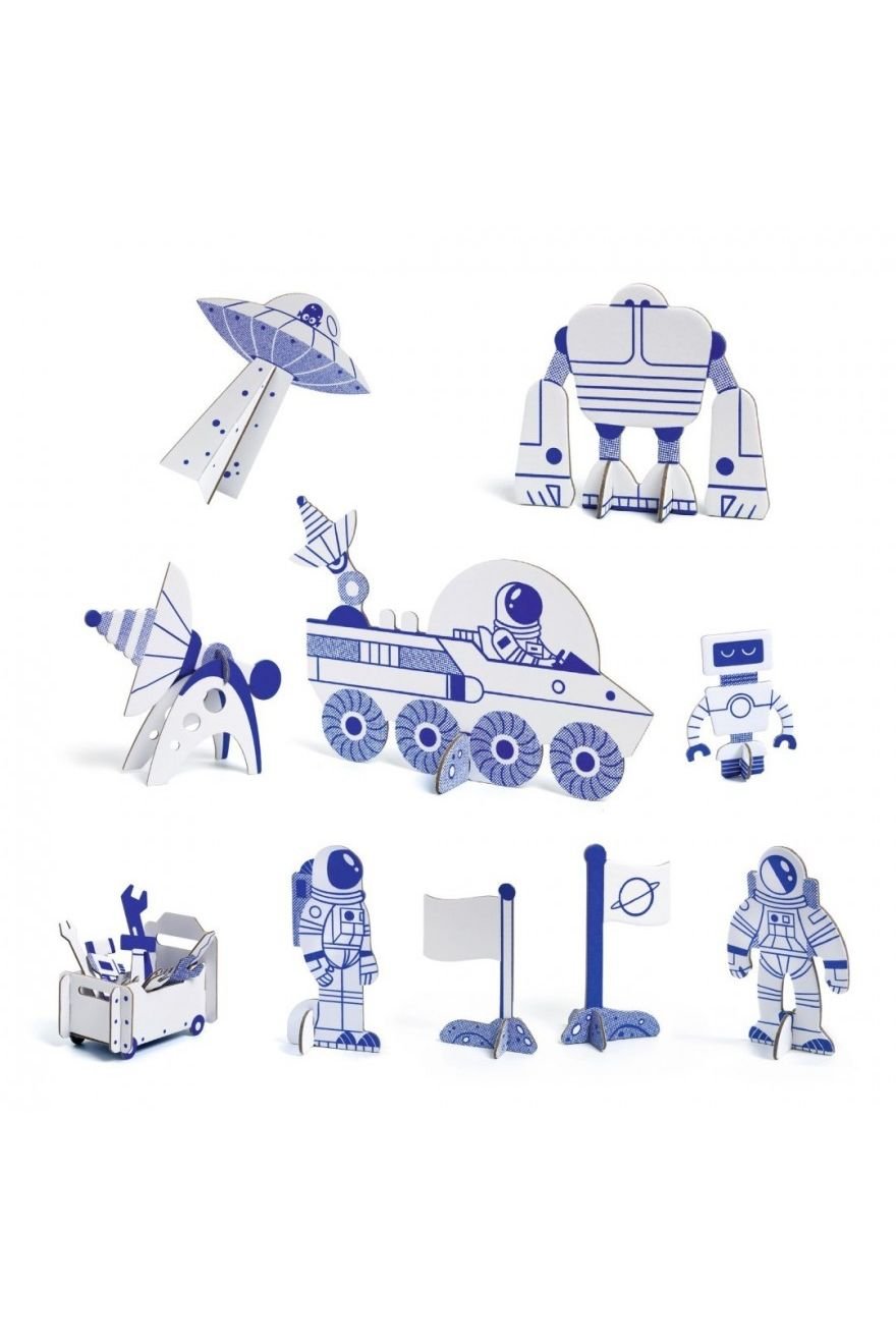 Space Rocket van Djeco | Kids Conceptstore Le Fanfare