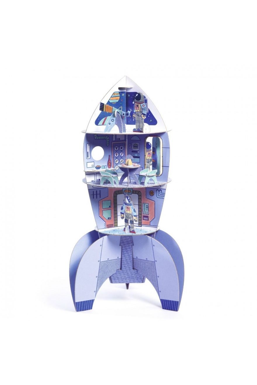 Space Rocket van Djeco | Kids Conceptstore Le Fanfare