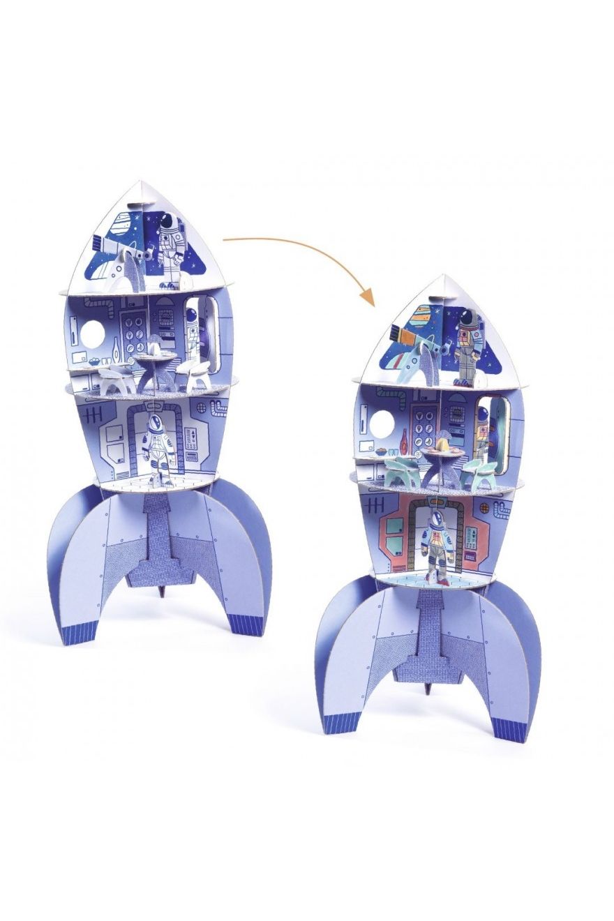 Space Rocket van Djeco | Kids Conceptstore Le Fanfare