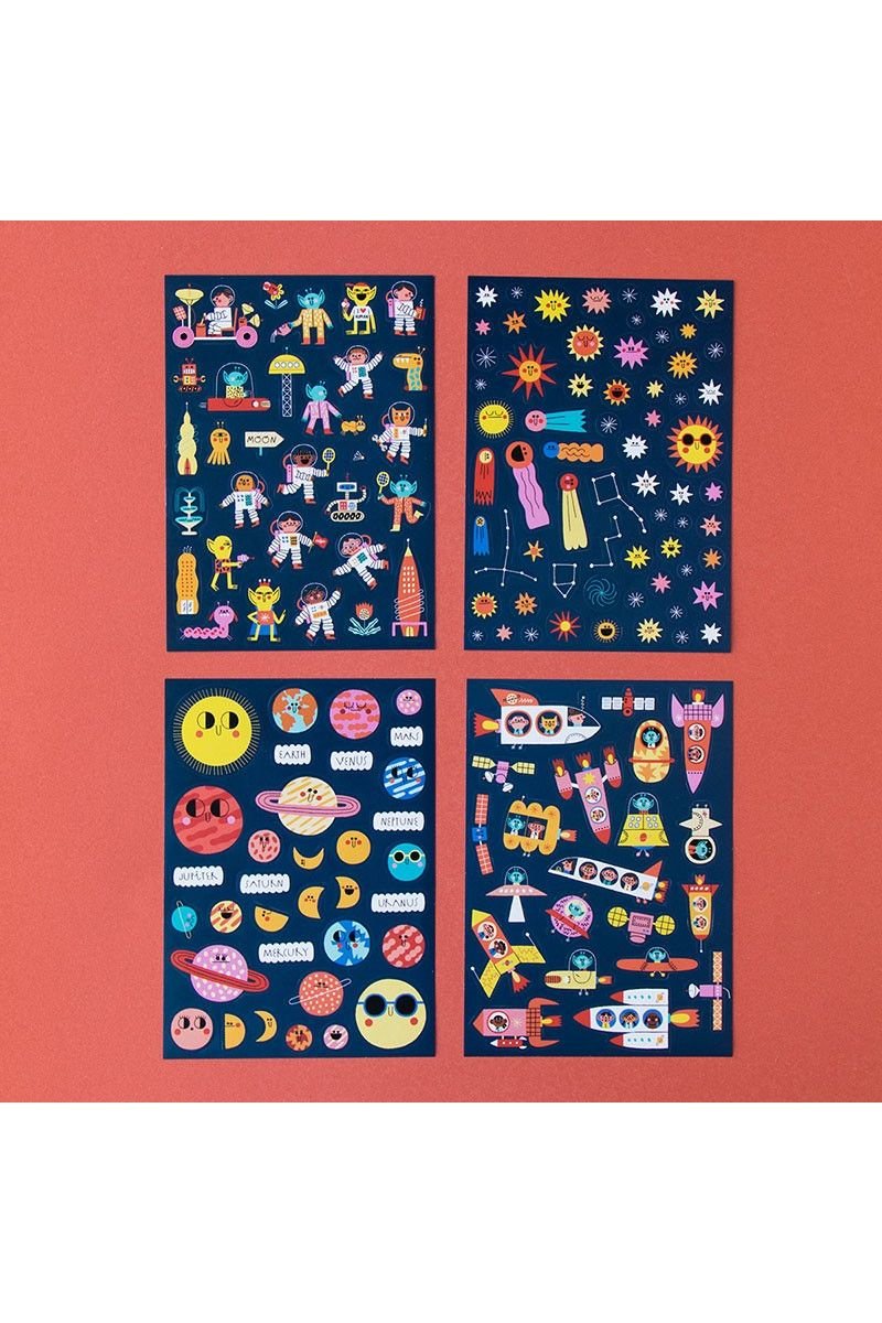 Space Stickers van Londji | Kids Conceptstore Le Fanfare