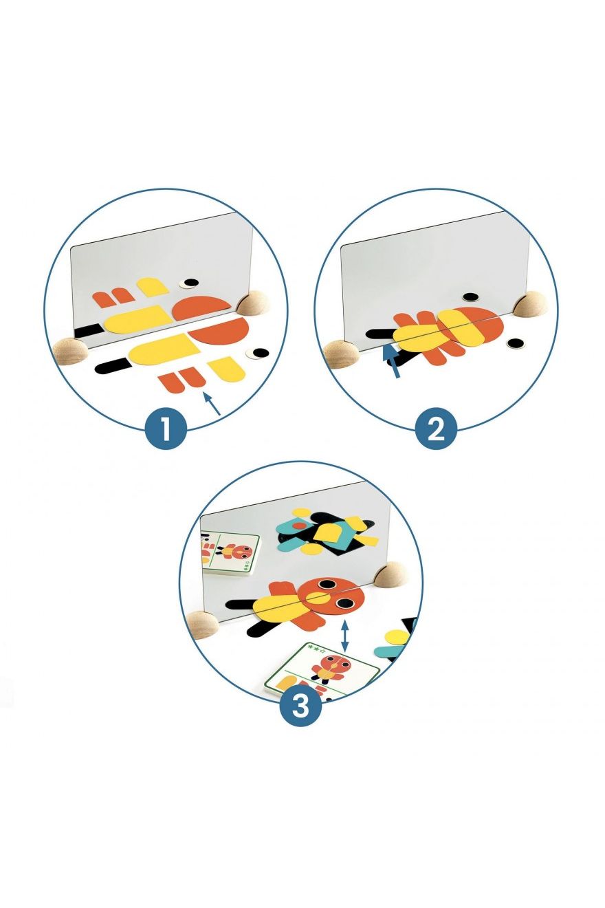 Spiegelspel Ze Mirror Dieren van Djeco | Kids Conceptstore Le Fanfare