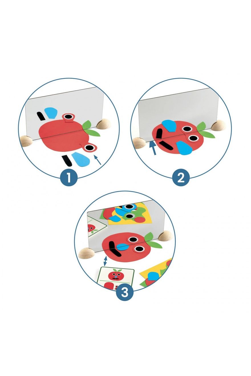 Spiegelspel Ze Mirror Faces van Djeco | Kids Conceptstore Le Fanfare