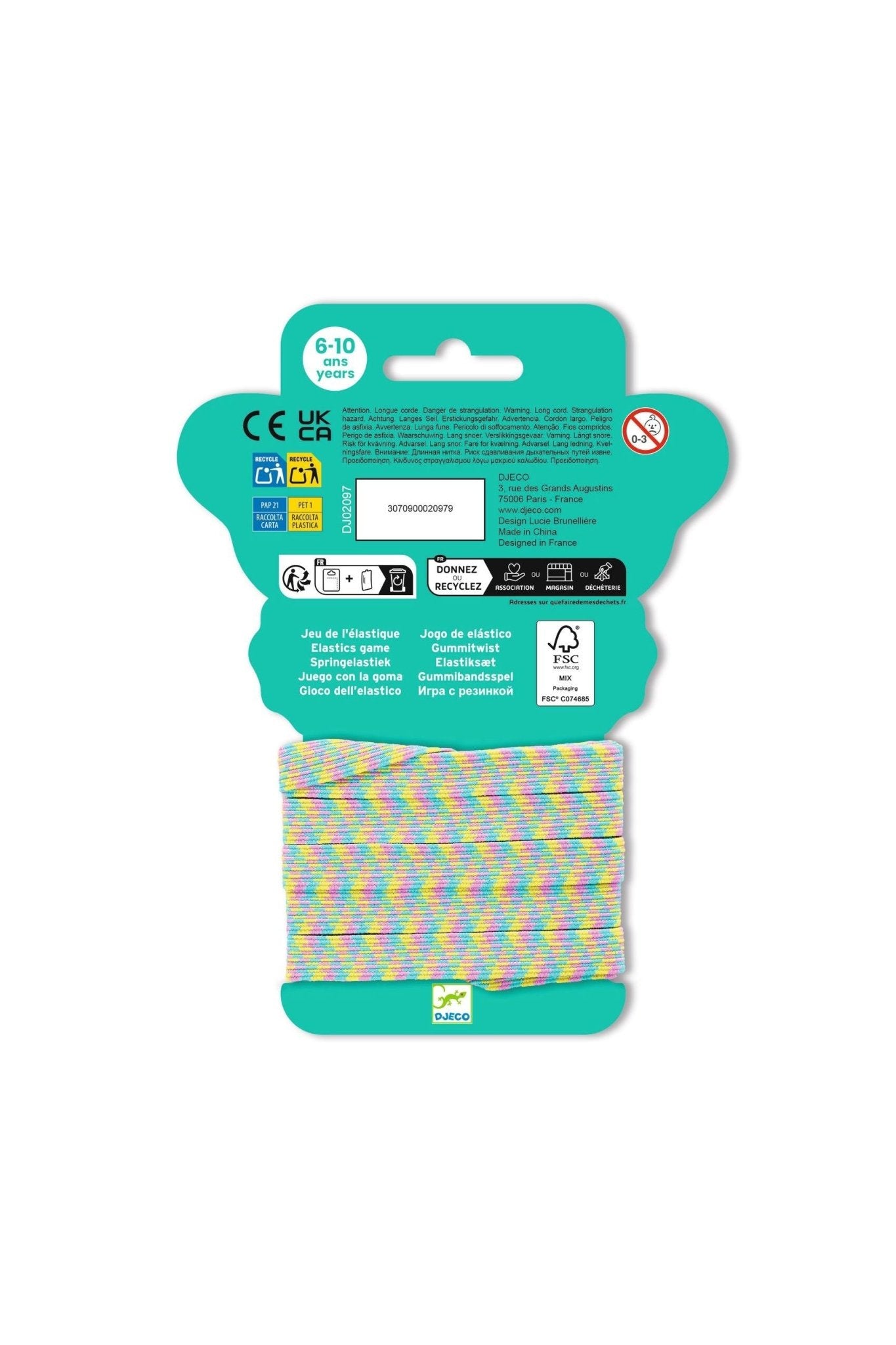 Springelastiek - Vlinder van Djeco | Kids Conceptstore Le Fanfare