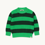 Tiny Cottons Stripes Sweater Light Green