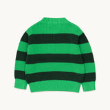 Tiny Cottons Stripes Sweater Light Green