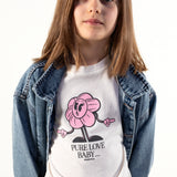 Pure Love Tee shirt - Milk